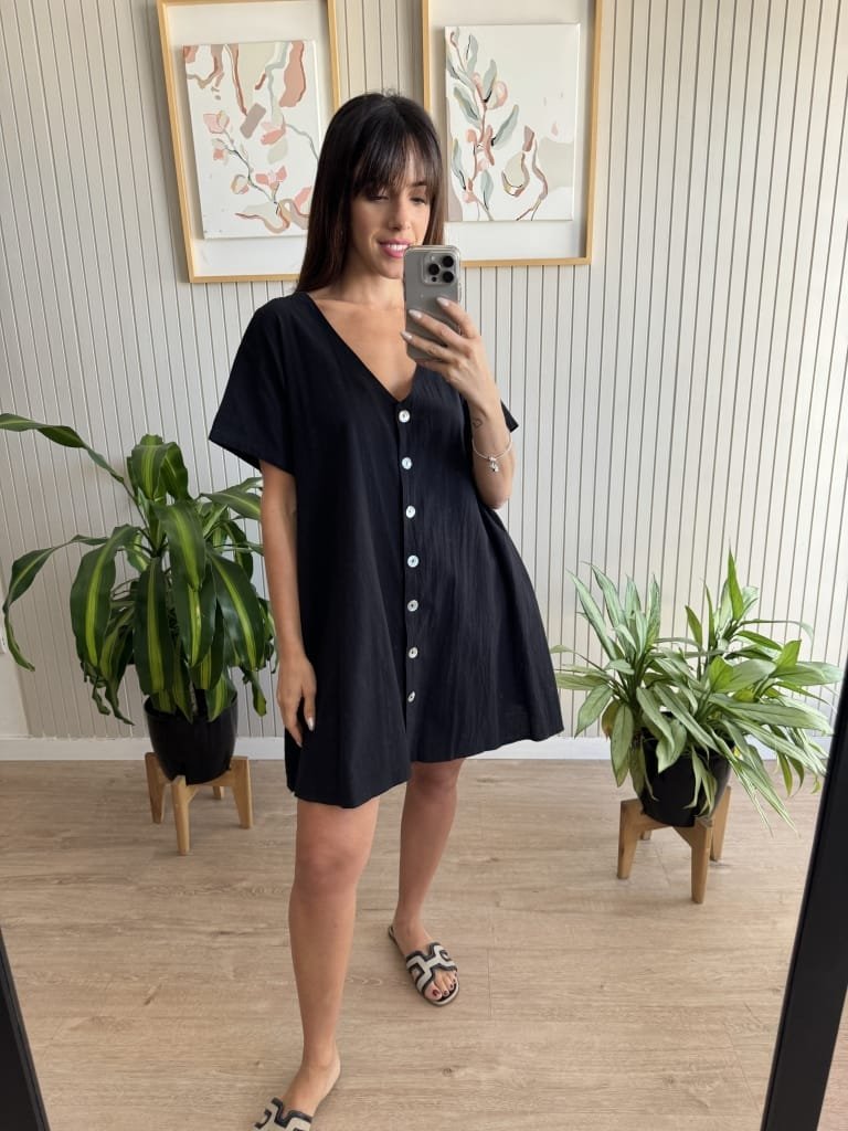 VESTIDO CHERRY NEGRO - Image 2