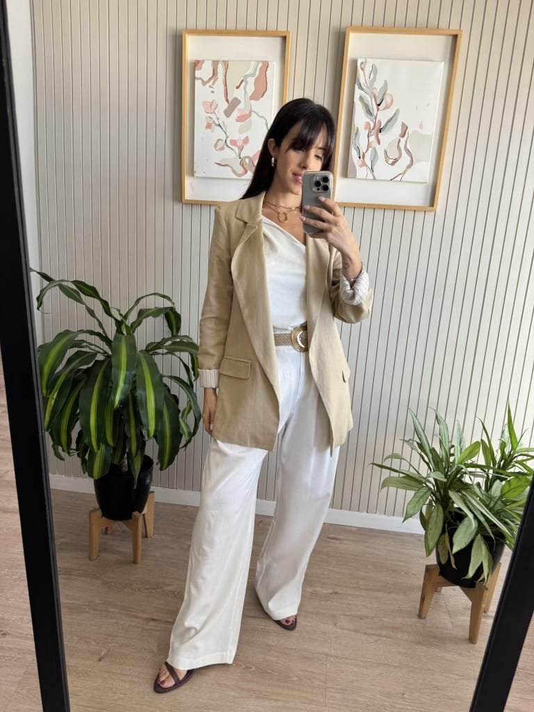 SACO AREZZO BEIGE - Image 3