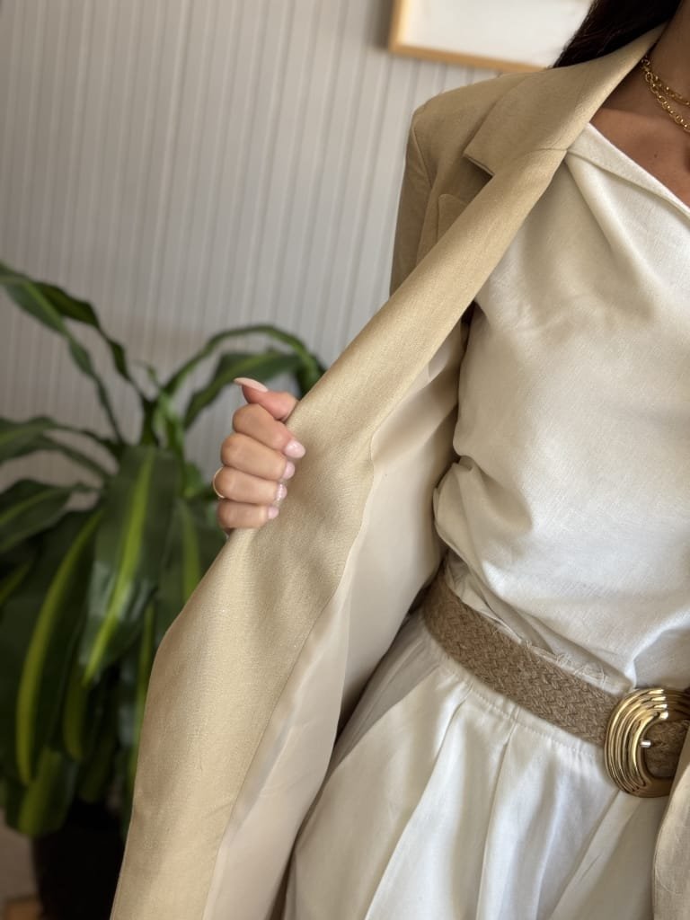 SACO AREZZO BEIGE - Image 6