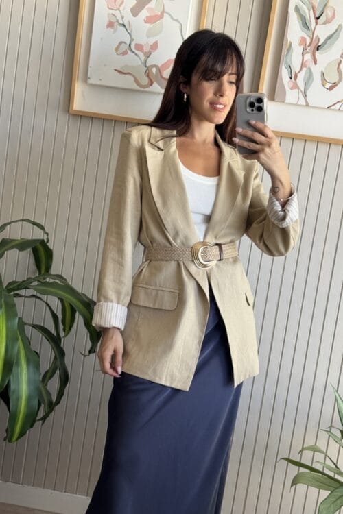 Alternative view of SACO AREZZO BEIGE