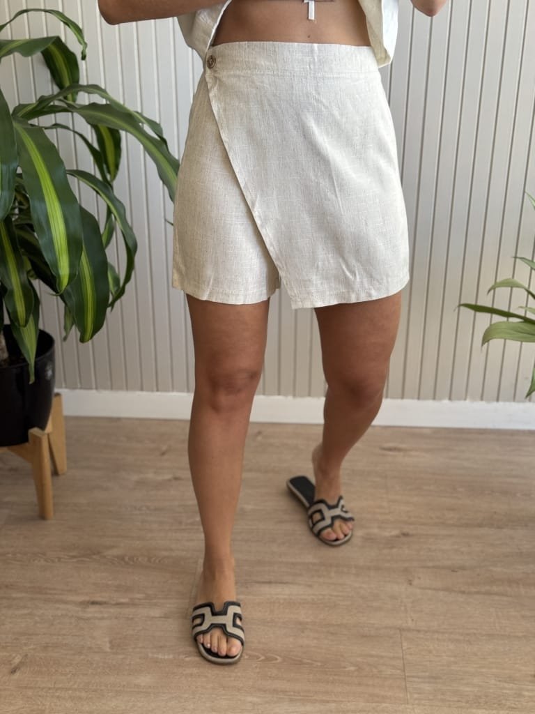 SKORT LINO LINEN