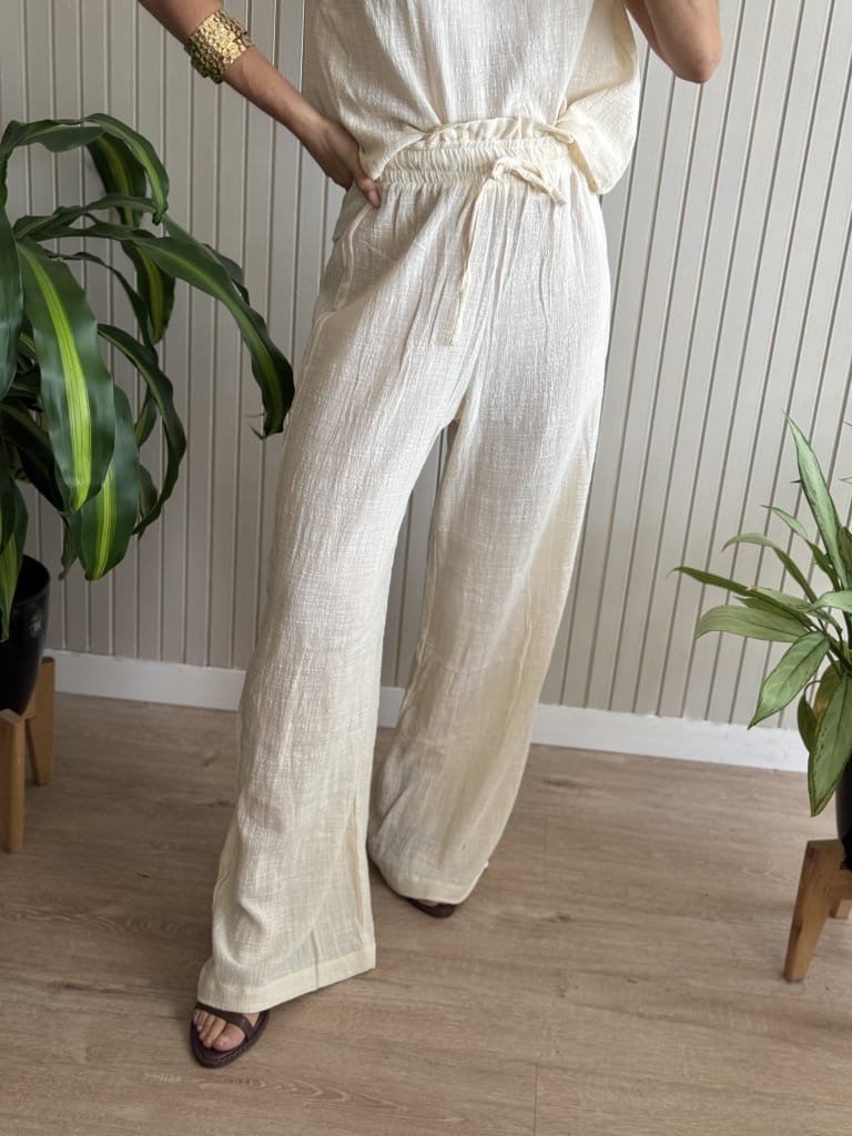PANTALON CAPRI BEIGE
