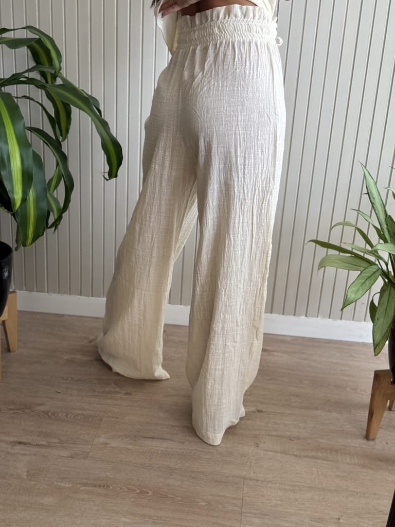 PANTALON CAPRI BEIGE - Image 3