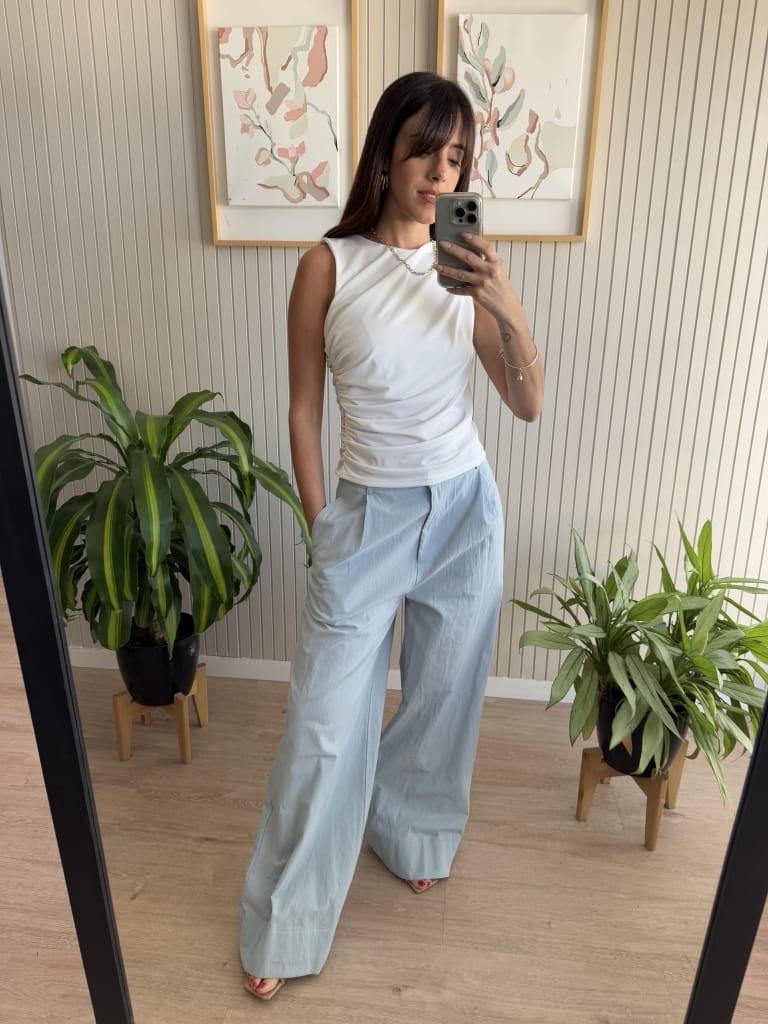 PANTALON MUMBAI CELESTE - Image 2