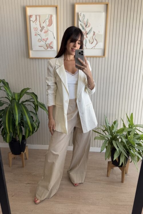 Alternative view of PANTALON MUMBAI BEIGE
