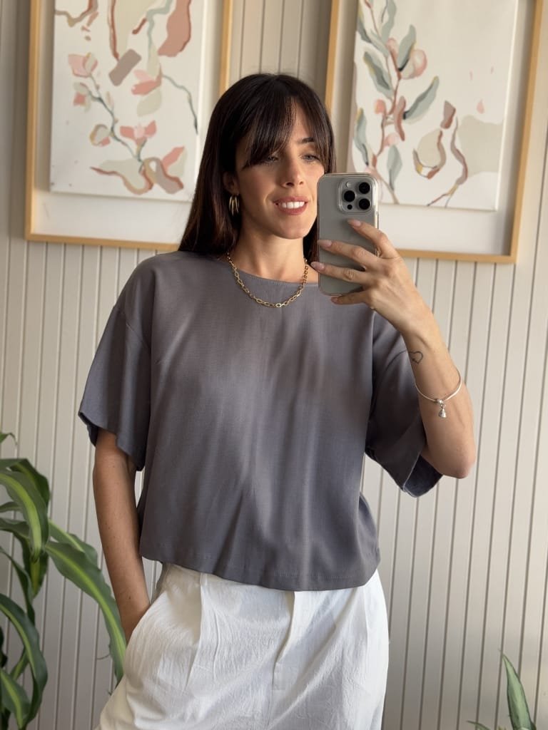 BLUSA CHERRY GREY - Image 2