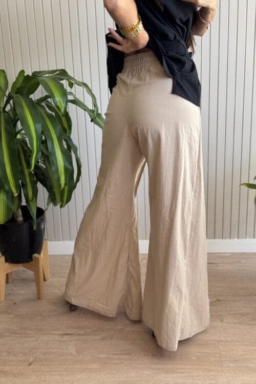 Alternative view of PANTALON CHIRI BEIGE