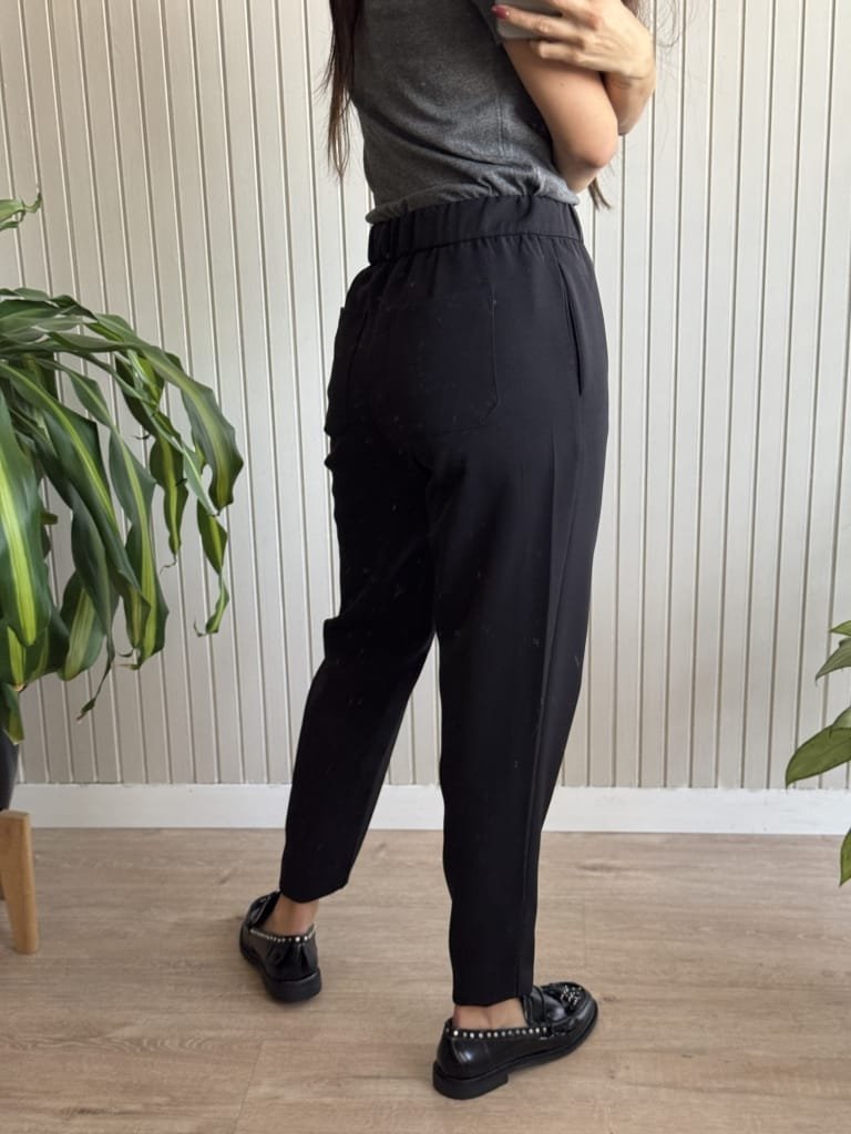 PANTALON CIGARETTE NEGRO - Image 5