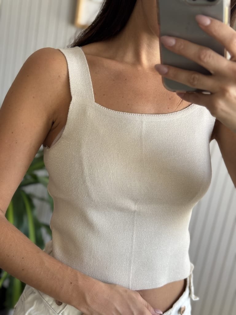 TOP TEJIDO NUDE - Image 2