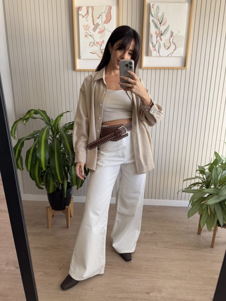 CAMISA FEDRA BEIGE - Image 2