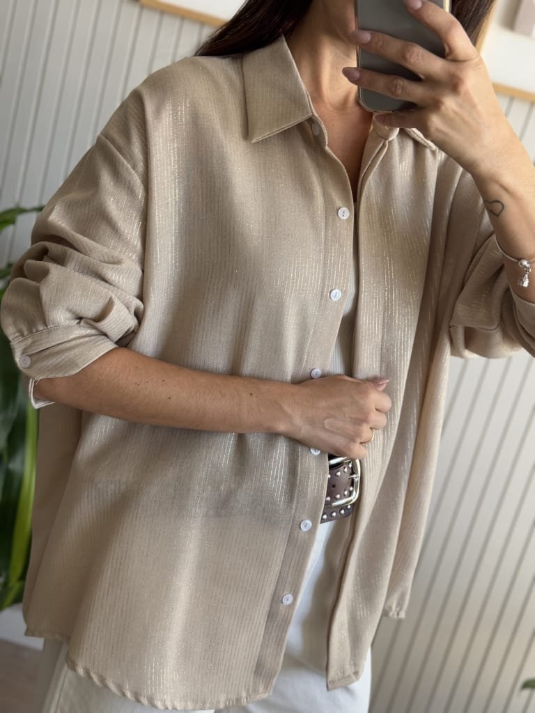 CAMISA FEDRA BEIGE - Image 3