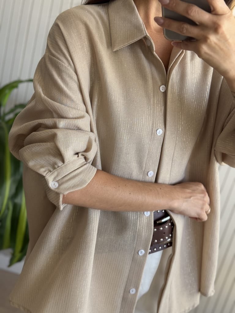 CAMISA FEDRA BEIGE - Image 4