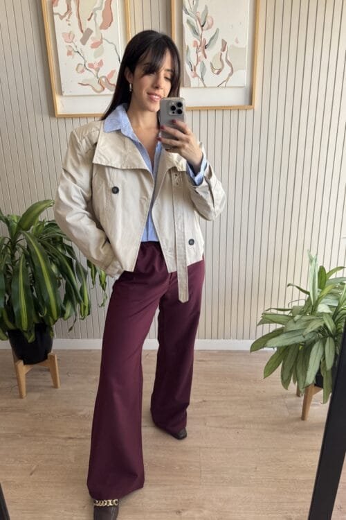 Alternative view of PANTALON FAISA BORDO