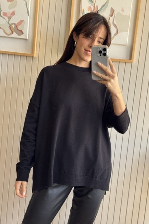 SWEATER CALA NEGRO