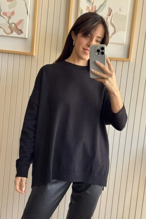 SWEATER CALA NEGRO