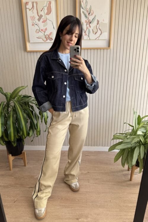 Alternative view of PANTALON FRIDA BEIGE