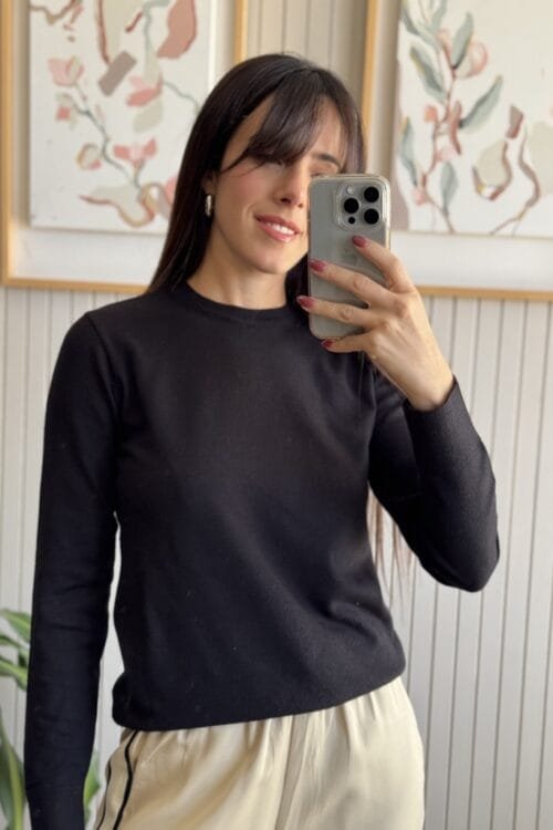 SWEATER INI NEGRO