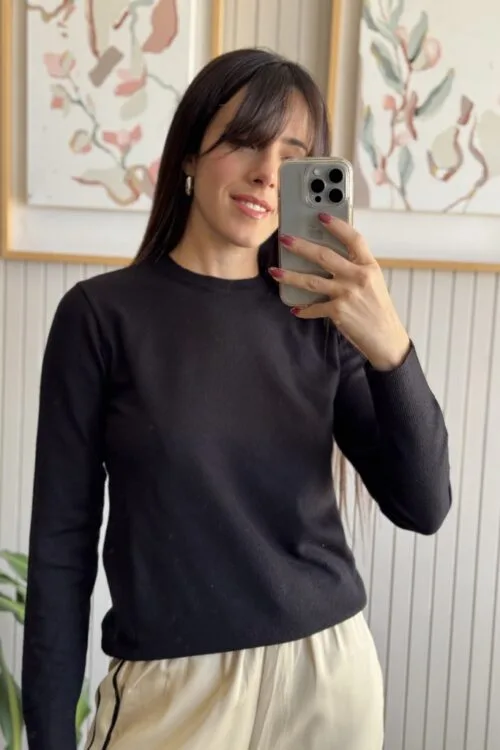SWEATER INI NEGRO
