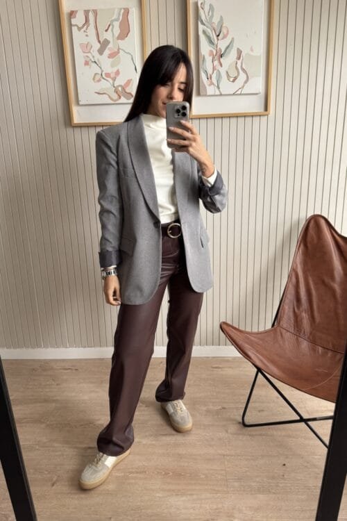 Alternative view of PANTALON VIRIL CHOCO