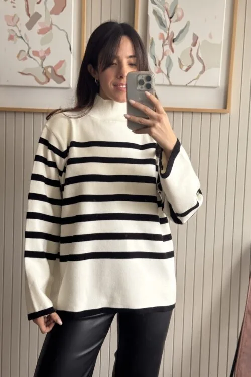 SWEATER JUSTINE WHITE