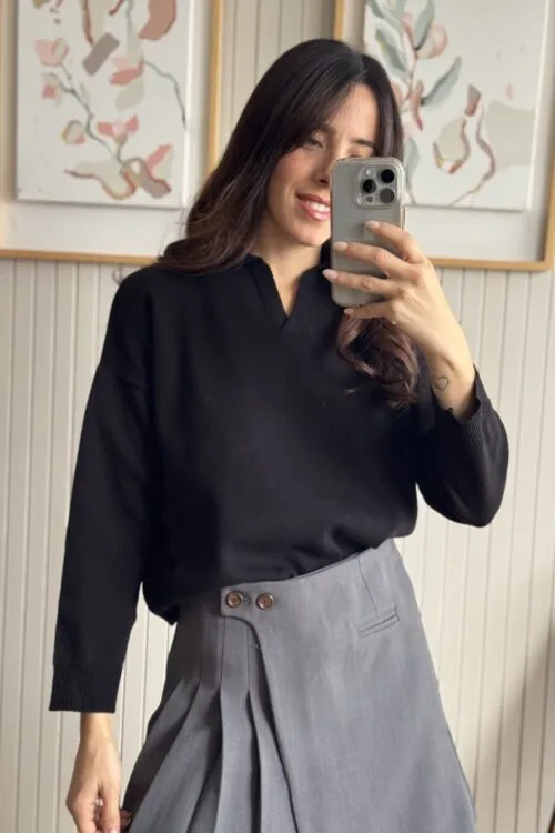 SWEATER MONET NEGRO