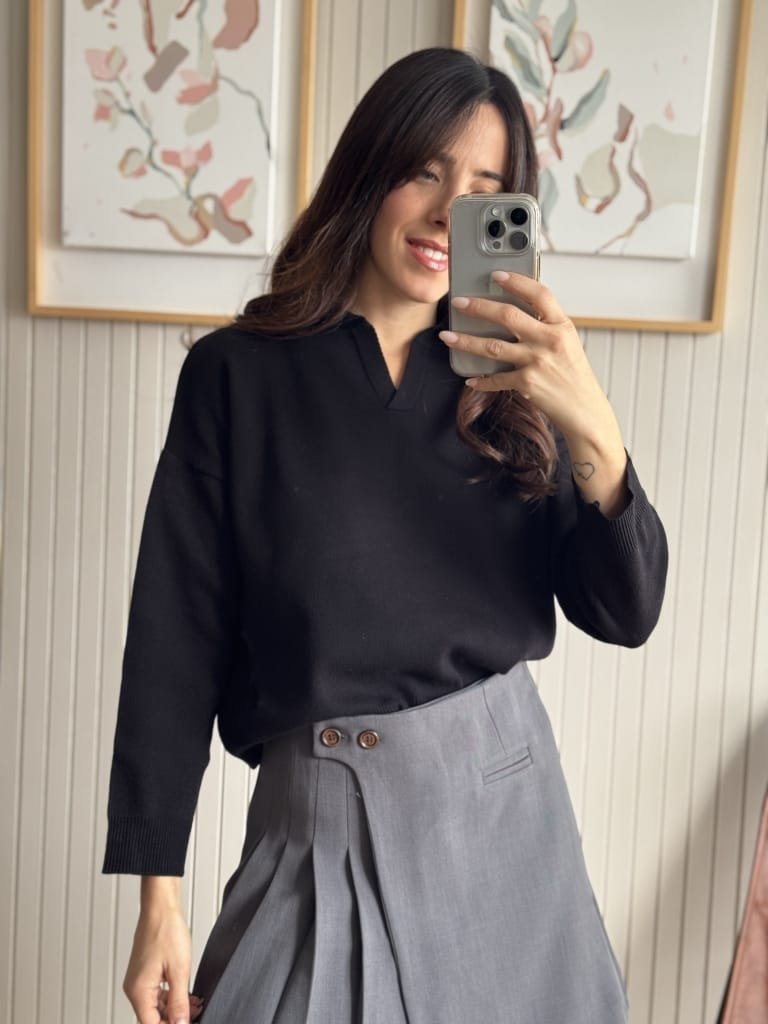 SWEATER MONET NEGRO