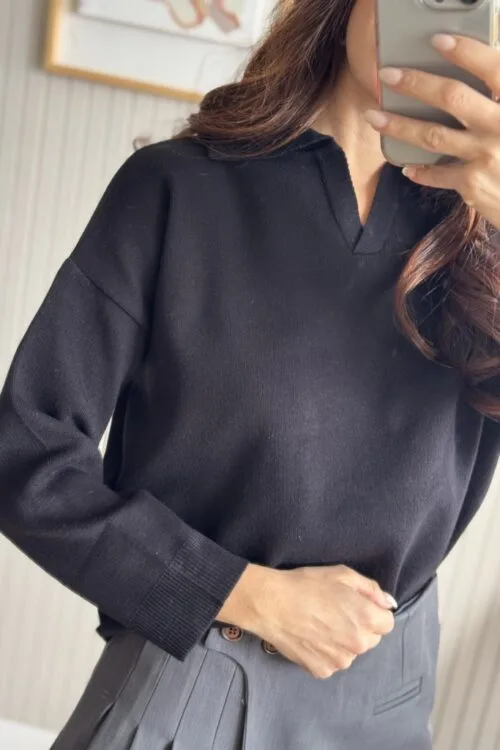 Alternative view of SWEATER MONET NEGRO