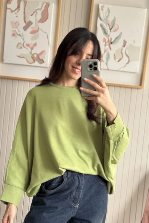 Alternative view of SWEATER CATIVA VERDE