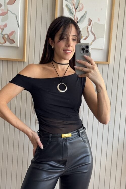 Alternative view of CINTO ADAPTABLE A LA MEDIDA NEGRO