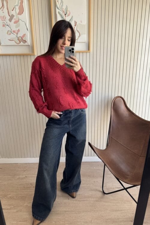 Alternative view of SWEATER STORM CHERRY