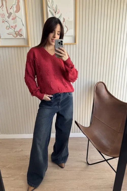 Alternative view of SWEATER STORM CHERRY