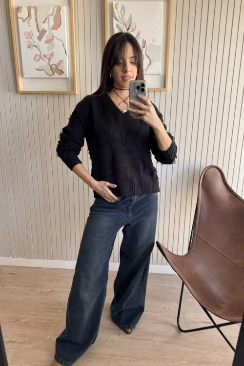 Alternative view of SWEATER STORM NEGRO