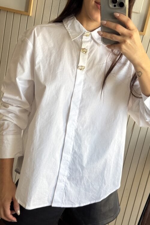 Alternative view of CAMISA PARIS BLANCA