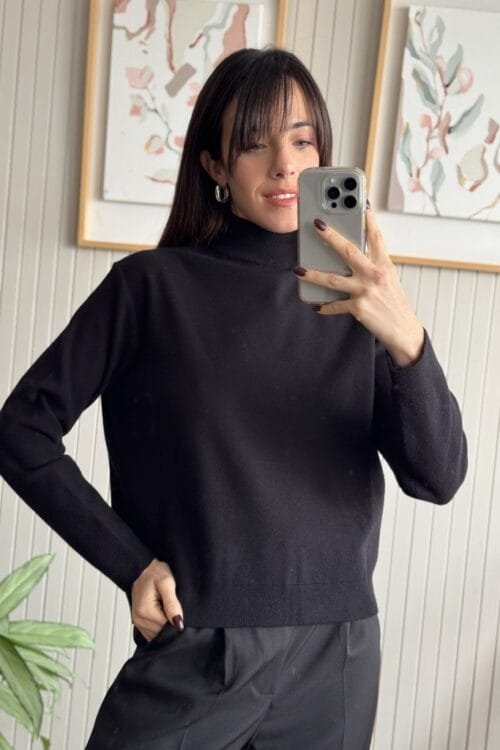 SWEATER CATIN NEGRO