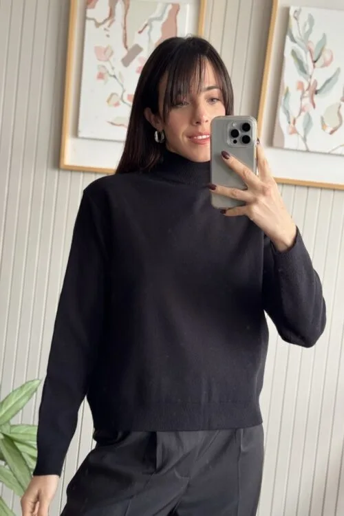 Alternative view of SWEATER CATIN NEGRO