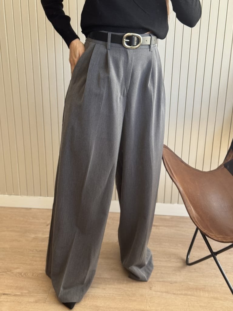 PANTALON SASTRERO GRIS