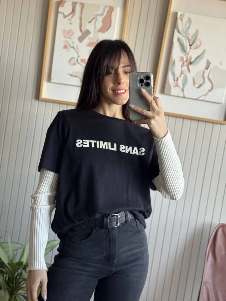 REMERA NO LIMITS NEGRA - Image 3