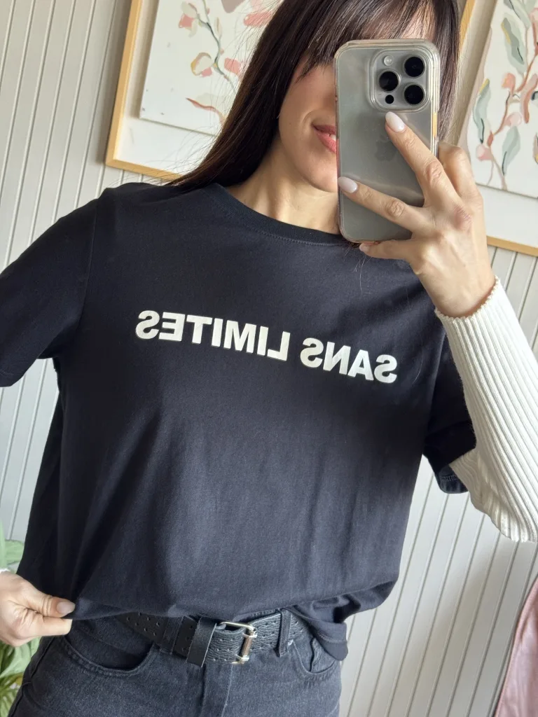 REMERA NO LIMITS NEGRA - Image 2