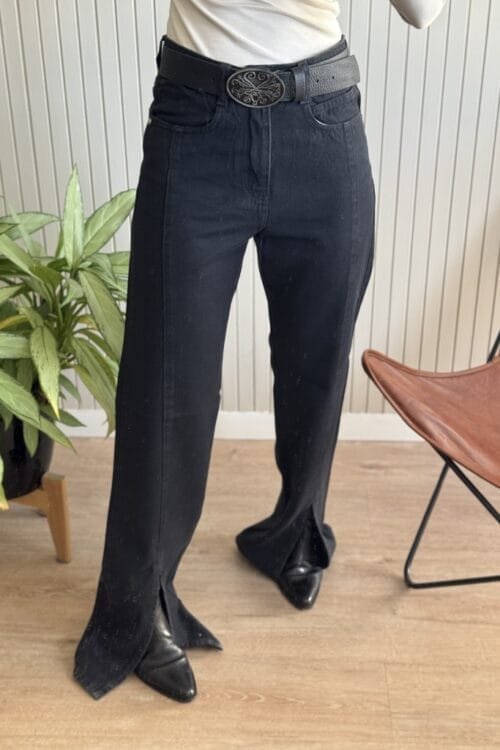 JEAN WIDE LEG TAJO BLACK