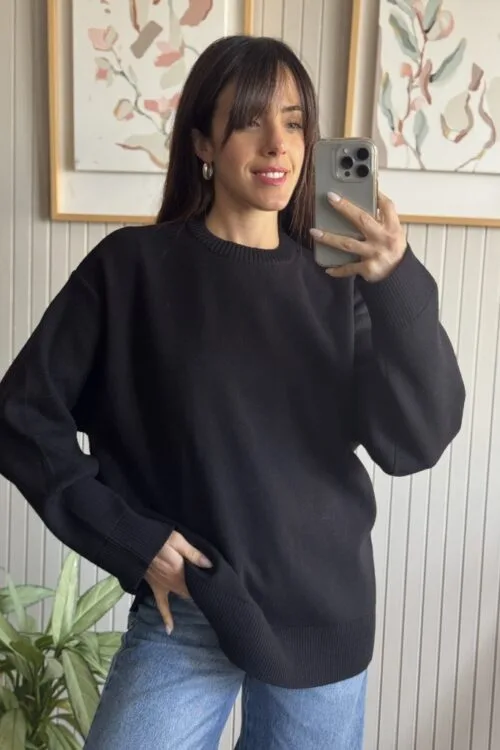 SWEATER HOLANDA NEGRO