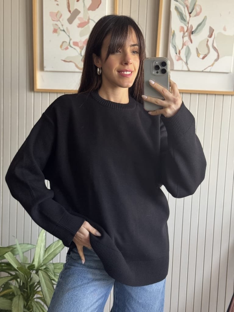 SWEATER HOLANDA NEGRO