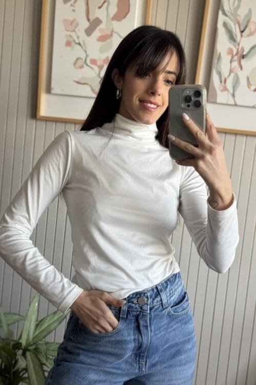 POLERA BLAU BLANCA (CORTA)