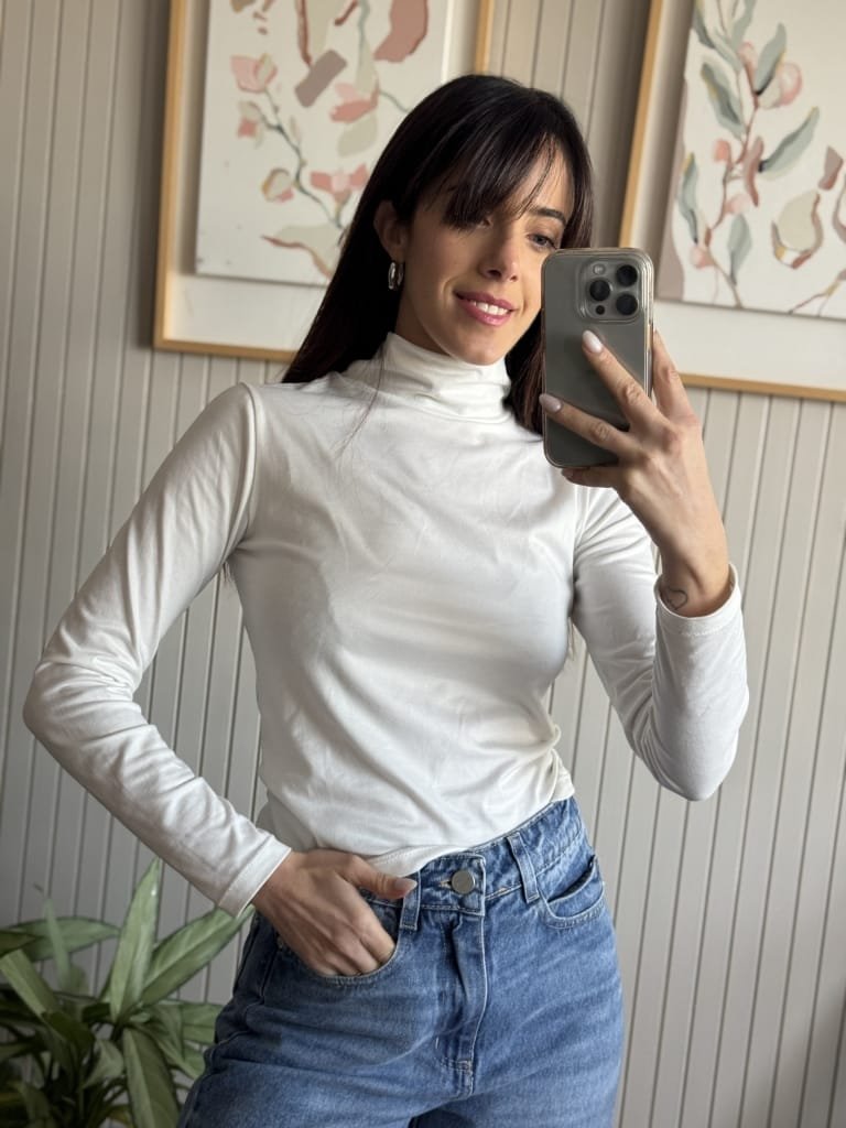 POLERA BLAU BLANCA (CORTA)