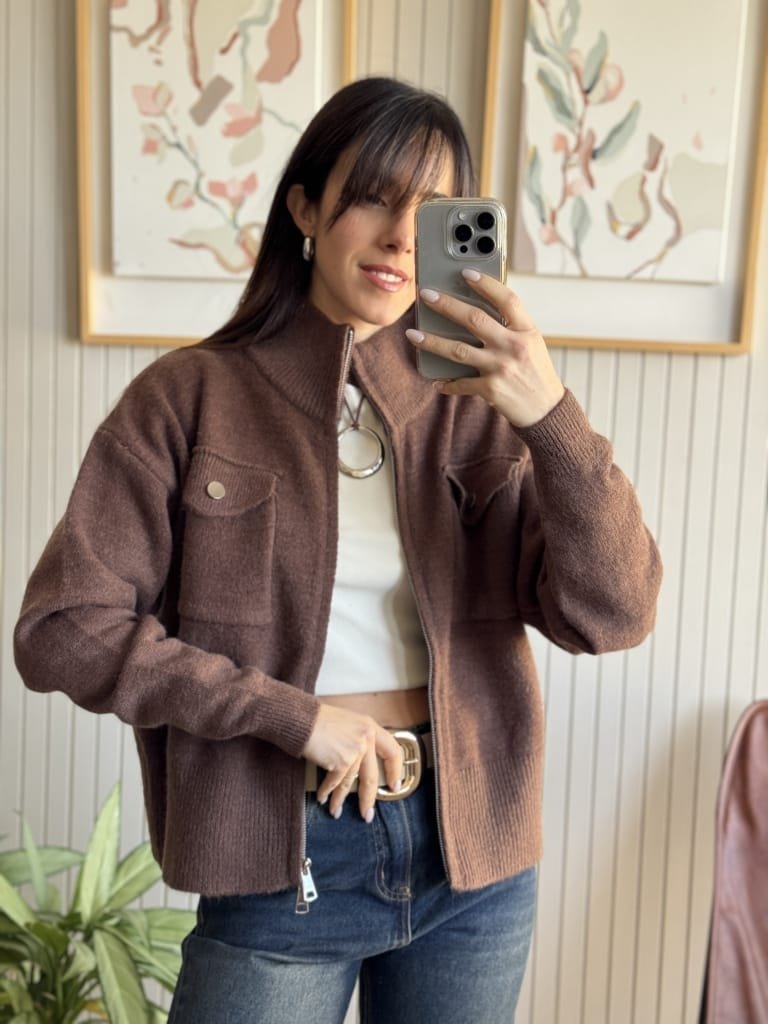 CAMISACO NYSSA CHOCO