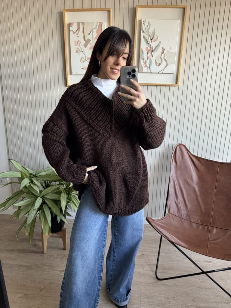 SWEATER MENDOZA CHOCO - Image 2