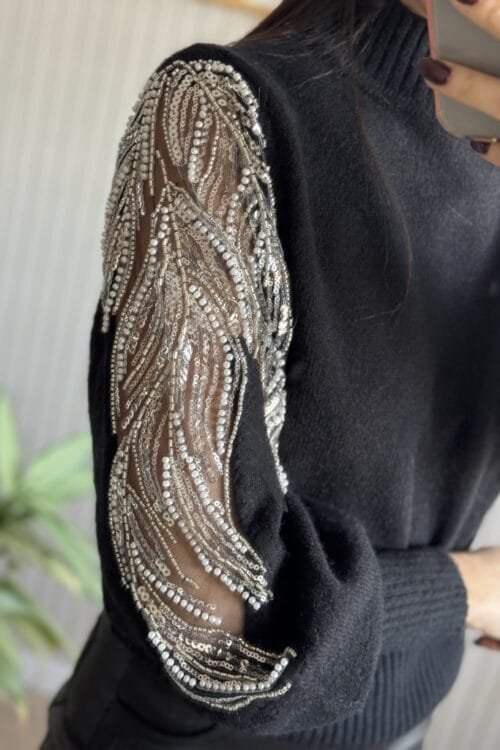 Alternative view of SWEATER SISI NEGRO