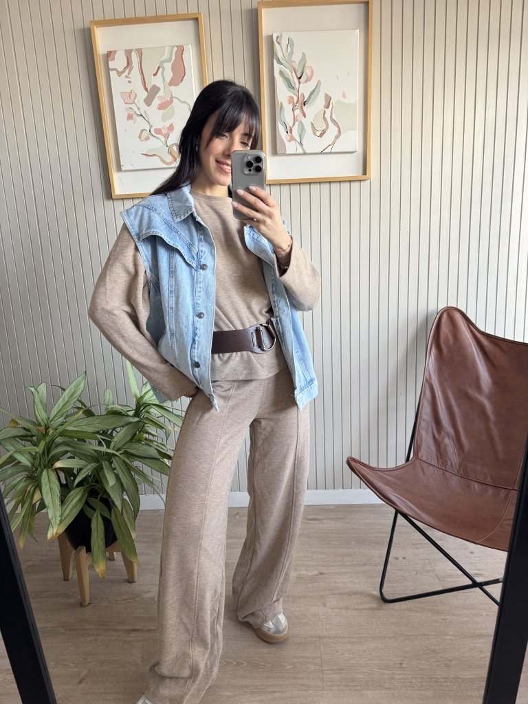 PANTALON VITO CAMEL - Image 2