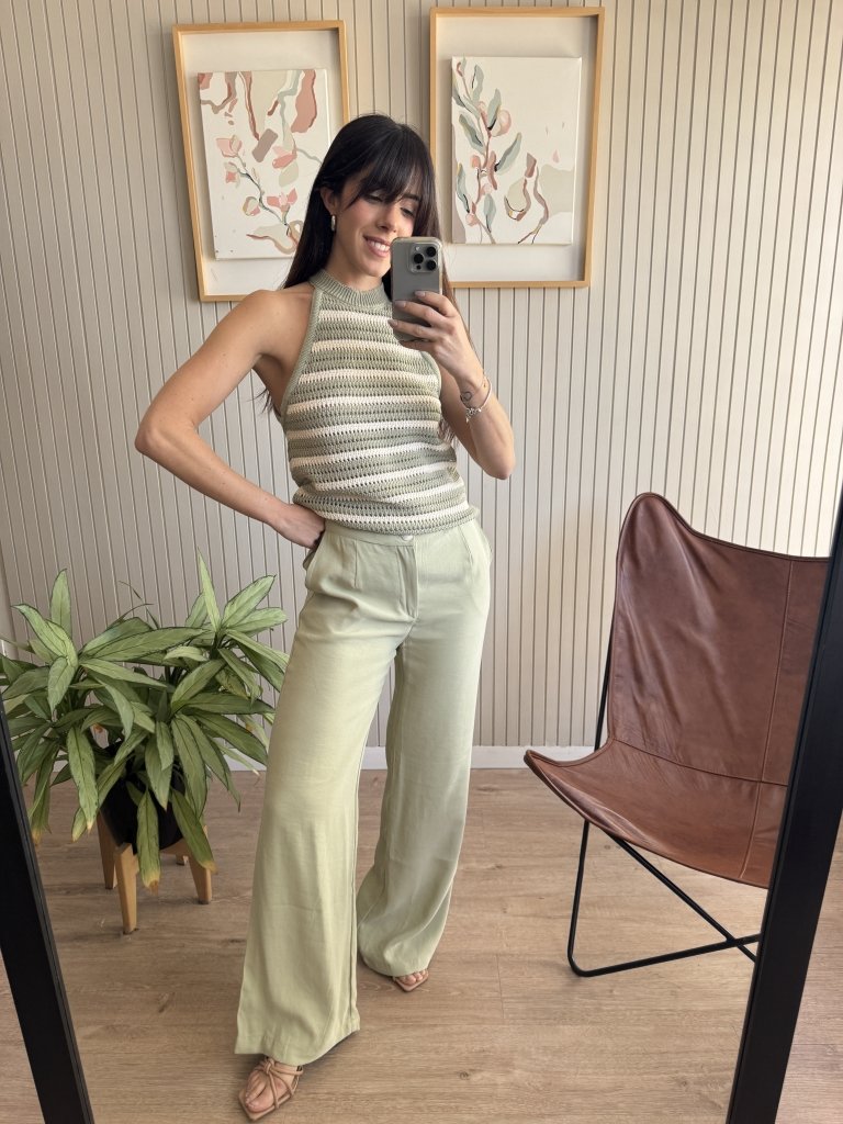 PANTALON ZARA VERDE - Image 3