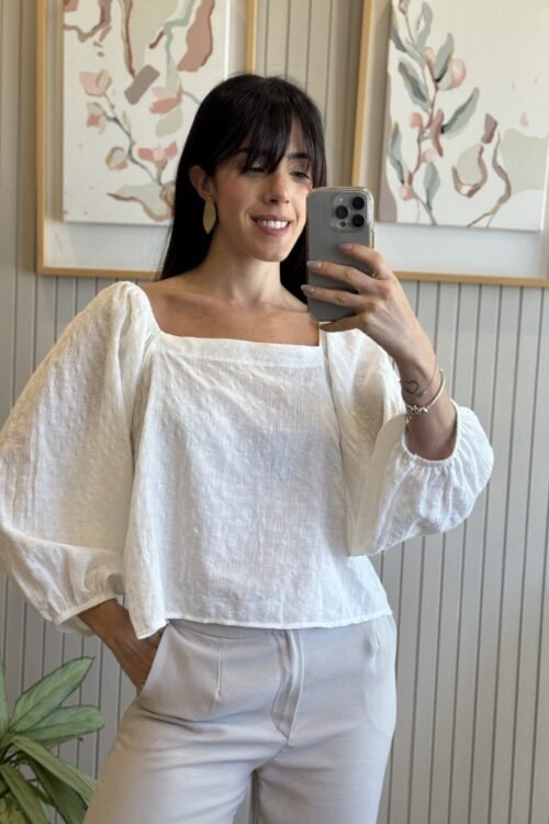 BLUSA CARMEN WHITE