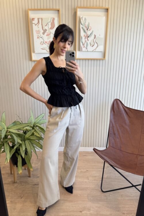 Alternative view of TOP EMILIA NEGRO